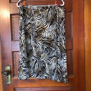 Studio 1940 Tiger Print Shirt Sz 22/24